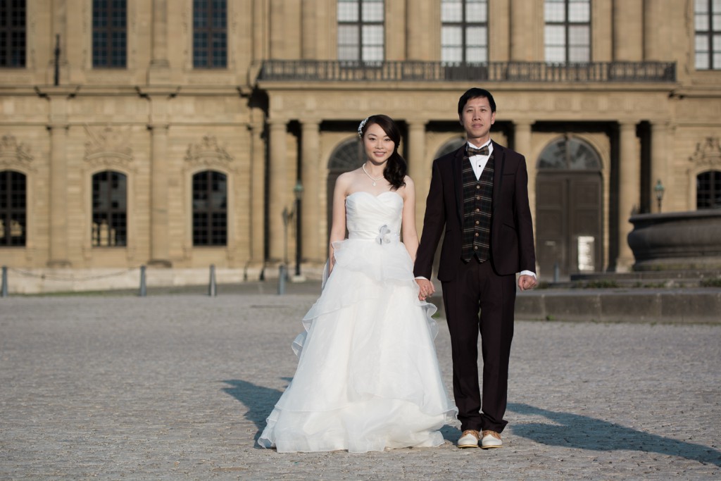 Hochzeitsfotos an der Residenz — Bild 2